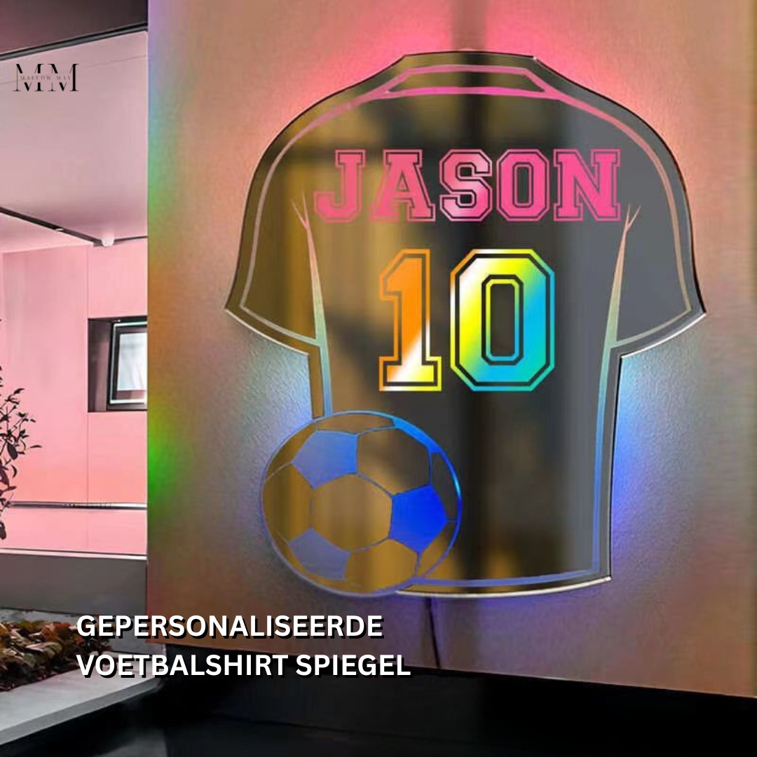 Gepersonaliseerde Voetbalshirt Spiegel