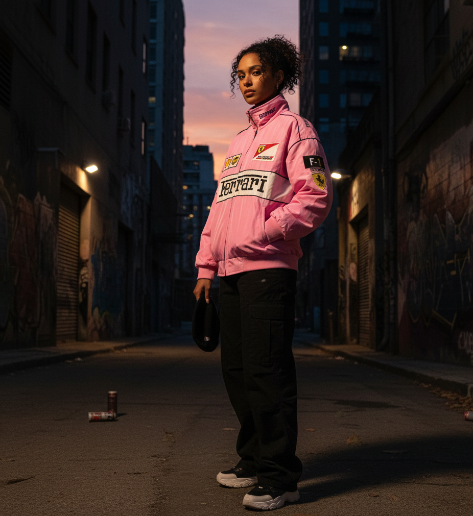 Pink F1 Racing Bomber