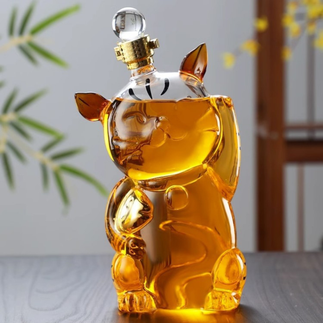 Gelukskat Whiskey Karaf