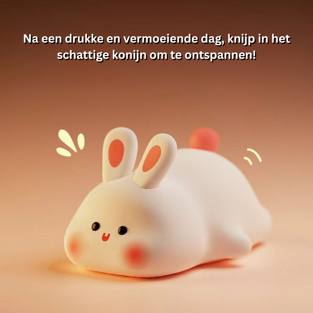 Konijn Nachtlampje met Aanraaksensor
