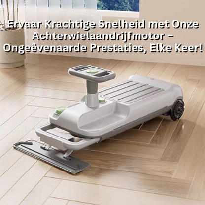 Elektrische Kinderkart met vloerreinigingsfunctie