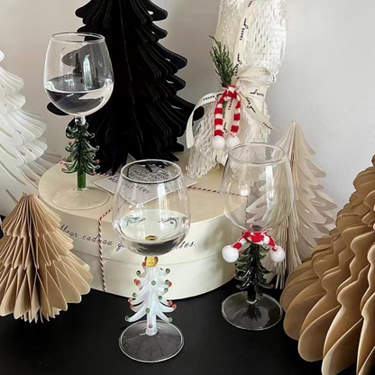 Kerst Wijnglas