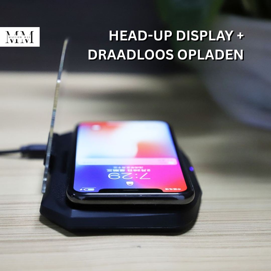 Head-up Display + Draadloos Opladen