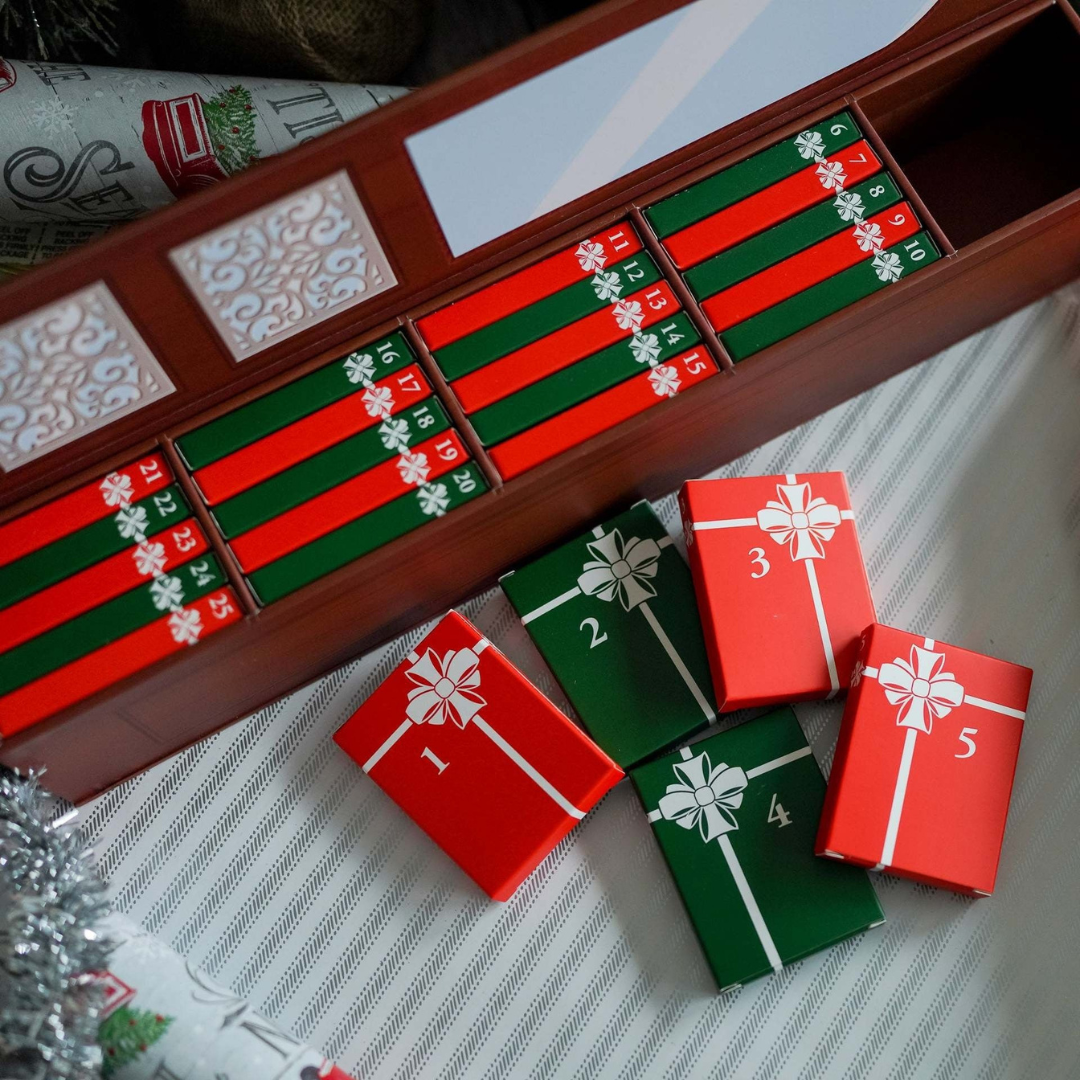 Mini boekjes Adventskalender (Engelstalig)