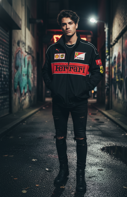 Black F1 Racing Jacket