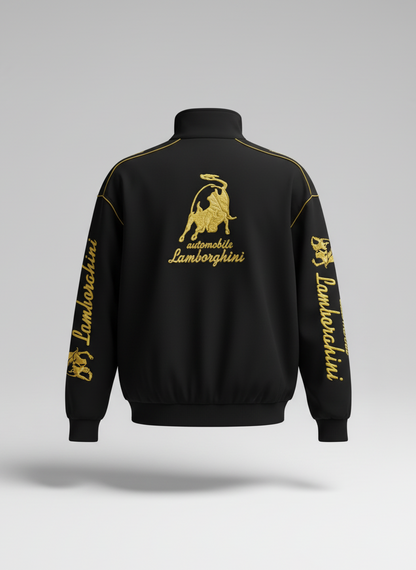 Black and Yellow Racing Jacket