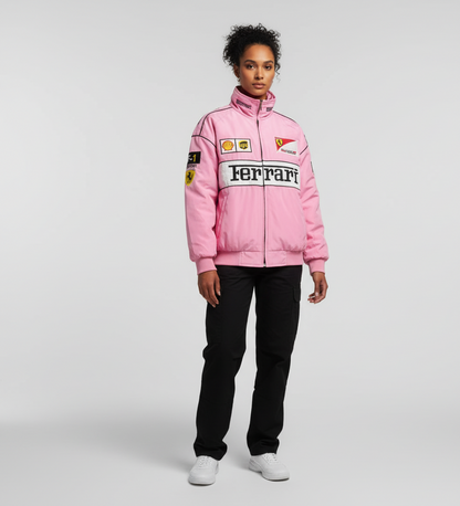 Pink F1 Racing Bomber