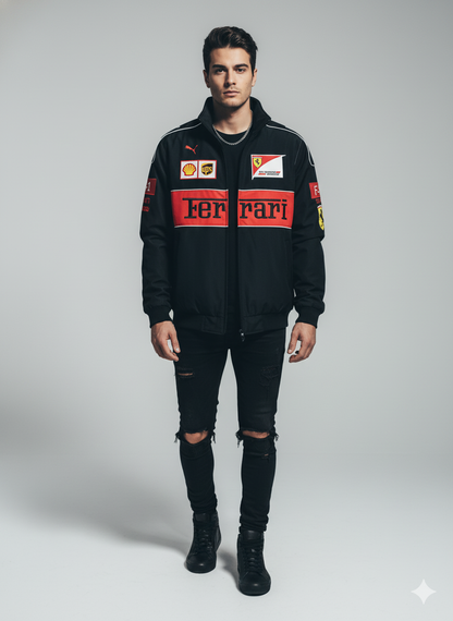 Black F1 Racing Jacket