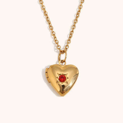 Aurelia Birthstone Locket