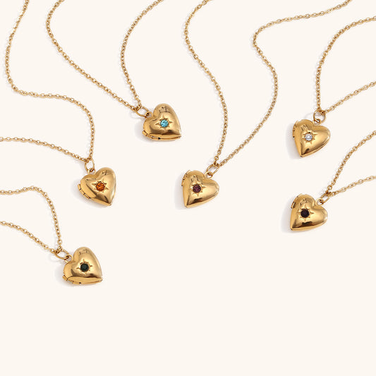 Aurelia Birthstone Locket