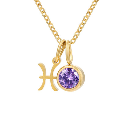 Celestial Birthstone Necklace