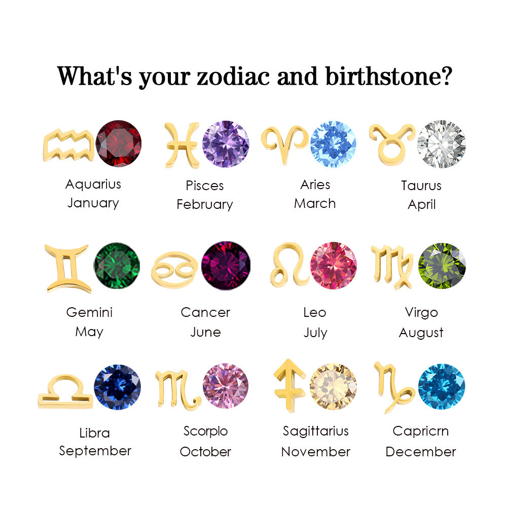 Celestial Birthstone Necklace