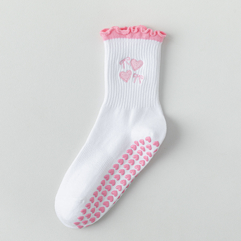 Anti-slip pilates sokken