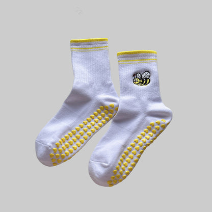 Anti-slip pilates sokken