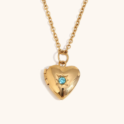Aurelia Birthstone Locket