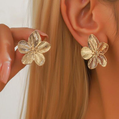 Big Flower Earrings