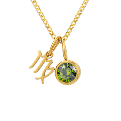 Celestial Birthstone Necklace