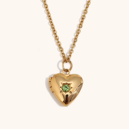 Aurelia Birthstone Locket