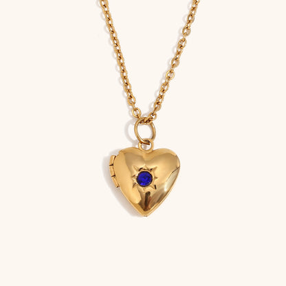 Aurelia Birthstone Locket