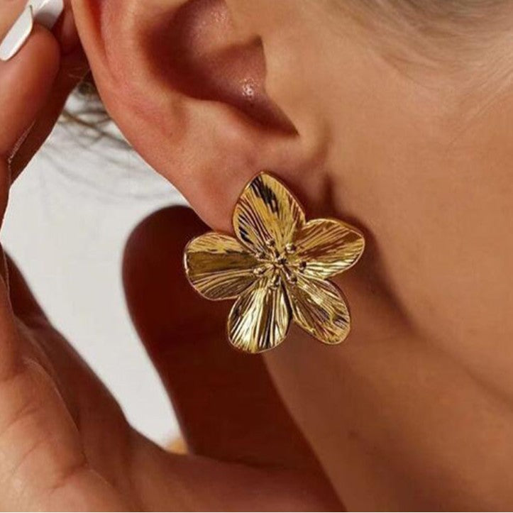 Big Flower Earrings