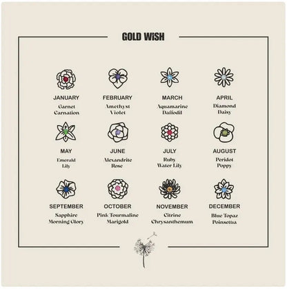 Birthflower Necklace