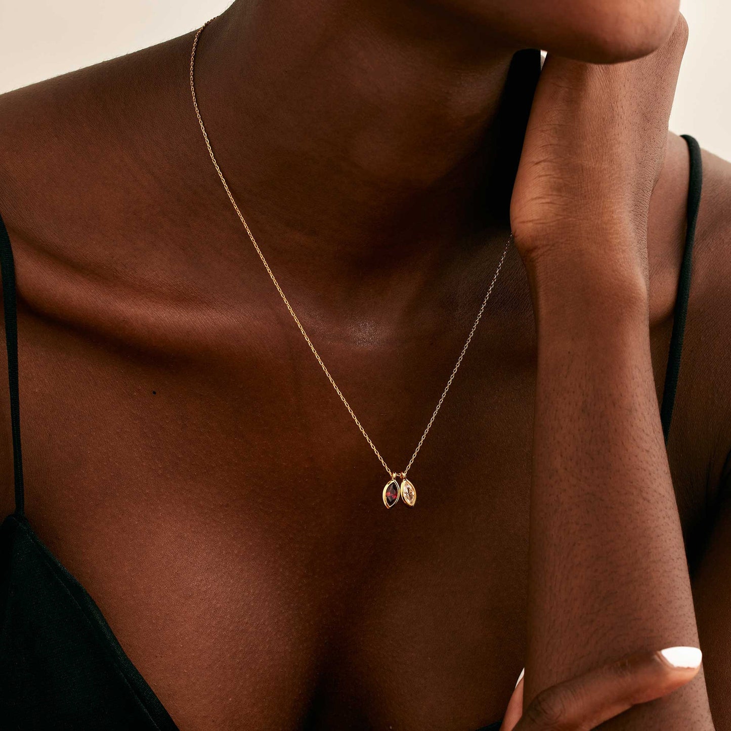 Birthleaf Charm Necklace