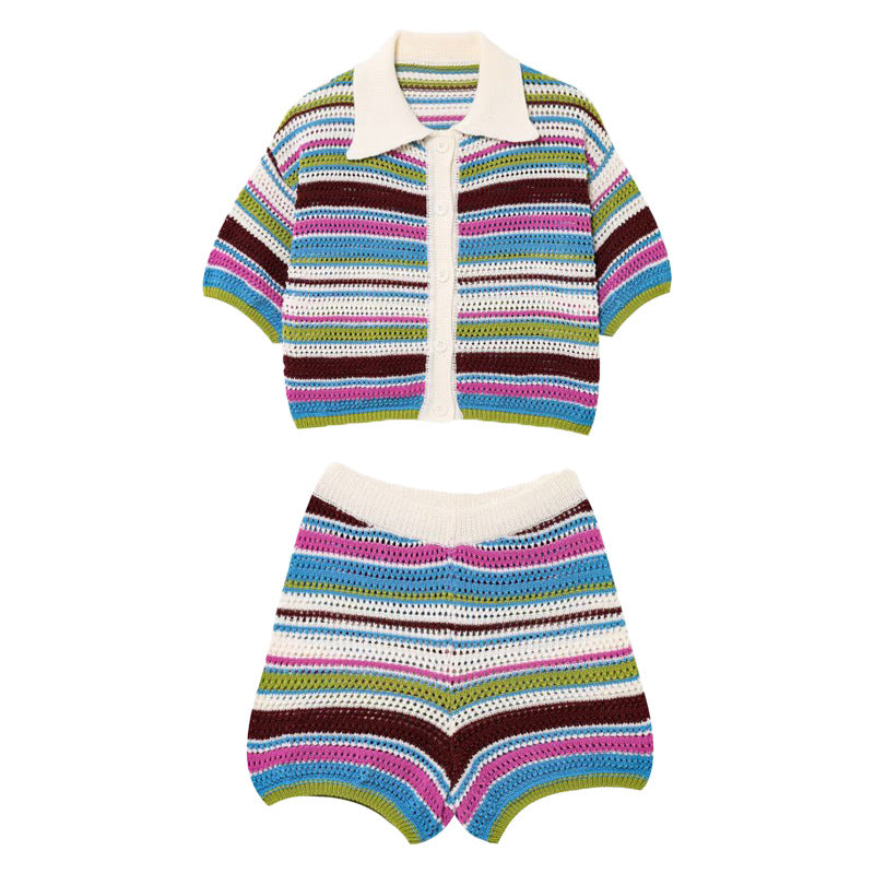 Sunny Stripes Crochet Set