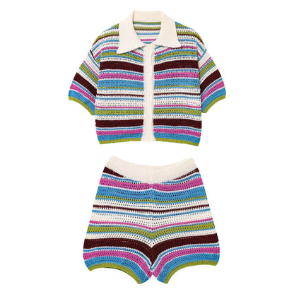 Sunny Stripes Crochet Set