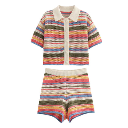 Sunny Stripes Crochet Set